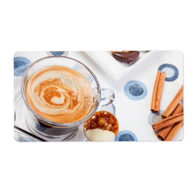 Etiqueta Xícara de café (Frente)