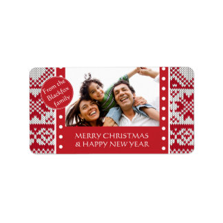 Etiqueta Xmas do Knted