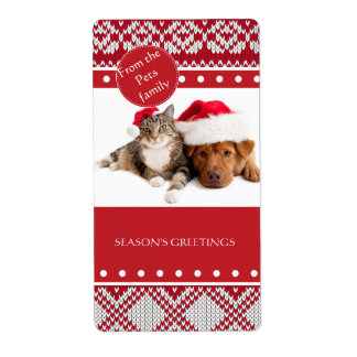 Etiqueta Xmas do Knted