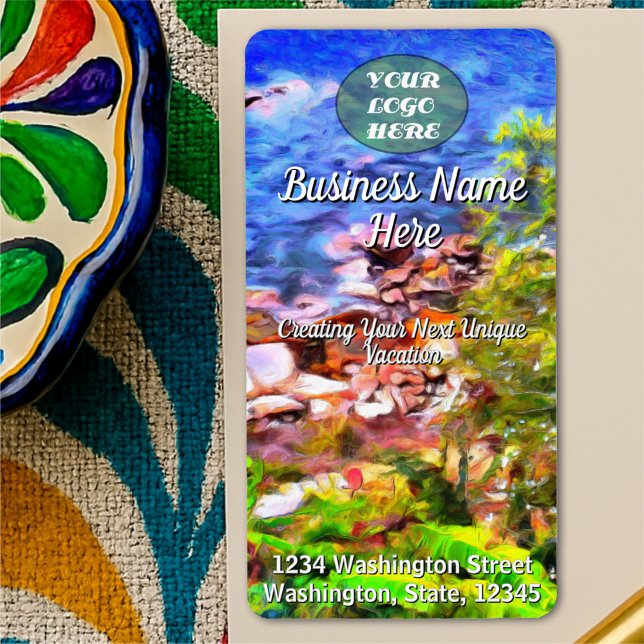 Etiqueta Yelapa Caminho Cênico 0819 Endereço (Criador carregado)