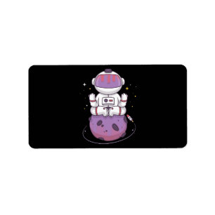 Etiqueta Yoga Espacial
