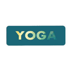 Etiqueta Yoga Mandala