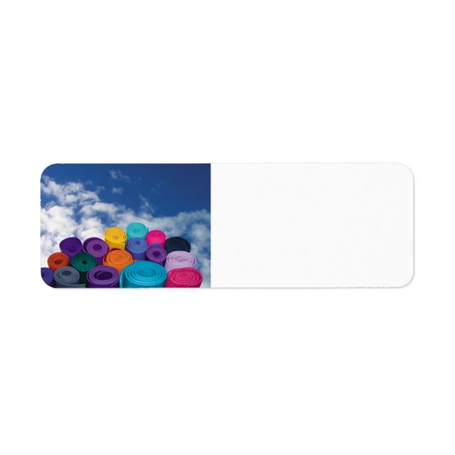 Etiqueta Yoga mats (Frente)