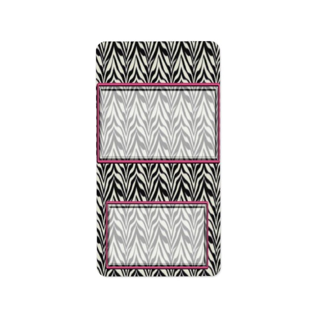 Etiqueta Zebra Birthday Hershey Miniature Candy Wrapper (Frente)