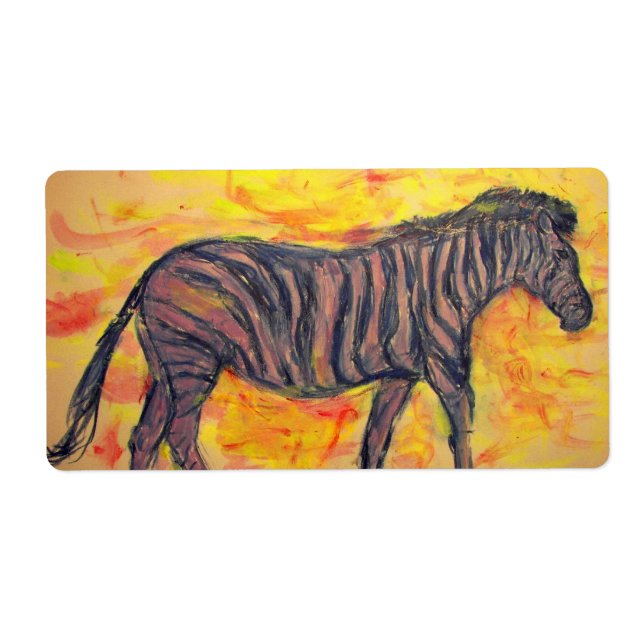 Etiqueta Zebra legal (Frente)