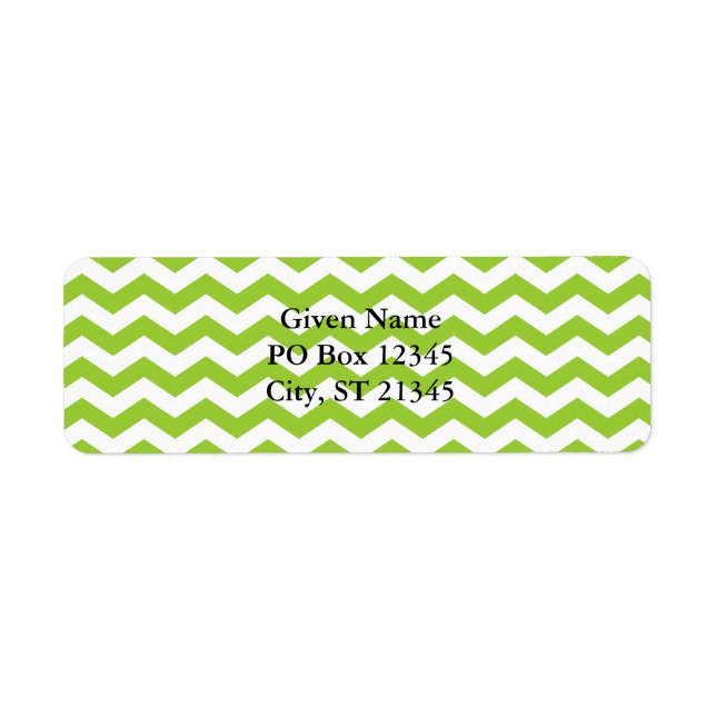 Etiqueta Zig Zags Brancos (Frente)