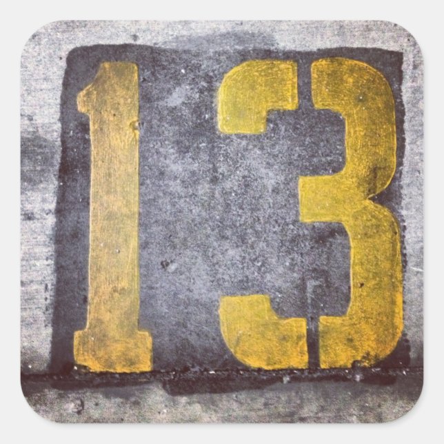 Etiquetas #13 afortunadas (Frente)