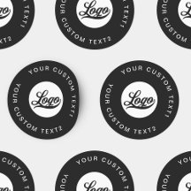 30 Vinheta do logótipo da empresa à prova de água