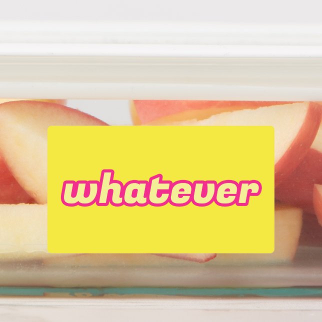 Etiquetas A Arte "O Que Quer" (Afixado)