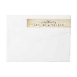 Etiquetas A coleção de Casamentos vintage Flourish do Orname