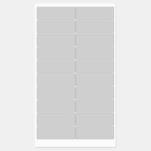 Etiquetas à prova de água de Cinzas leves