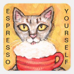 Etiquetas Abyssinian engraçadas da coleção do g