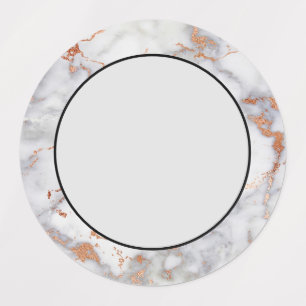 Etiquetas Acentos de Areia e Padrão Abstrato Branco