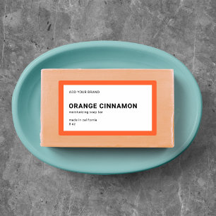 Etiquetas Add Brand Modern Minimalist Editable Color Product