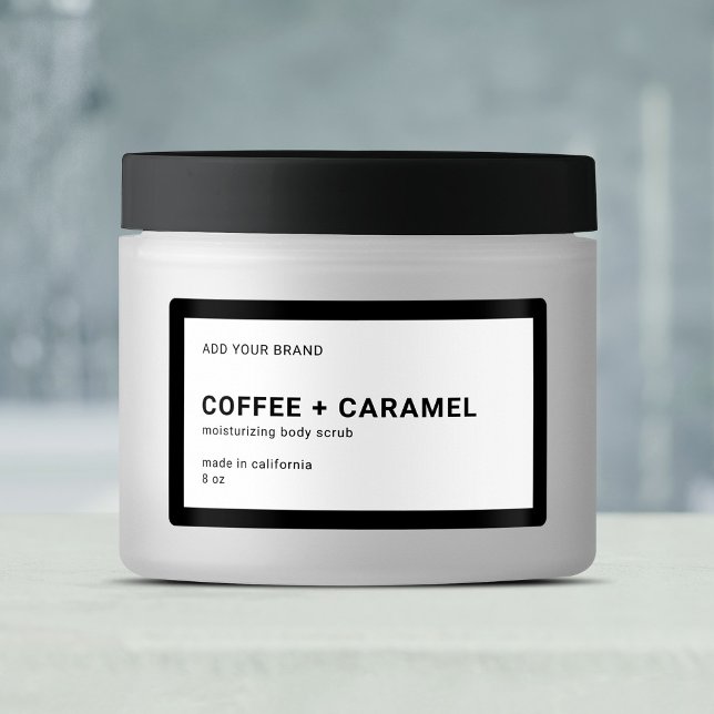 Etiquetas Adicionar Marca Produto de cor editável minimalist (Criador carregado)