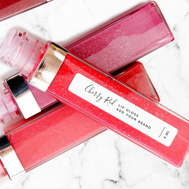 Etiquetas Adicionar seu produto de script de caligrafia de M (Criador carregado)