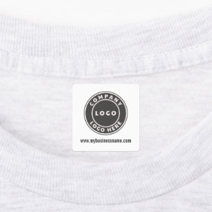 Etiquetas Adicione o logotipo de sua empresa e o site da emp