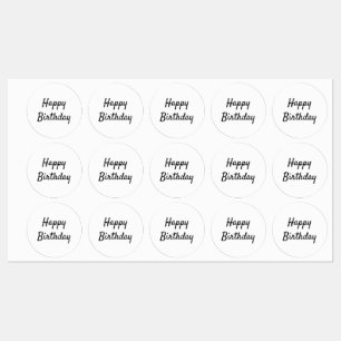 Etiquetas adicione seu texto personalizado feliz aniversário