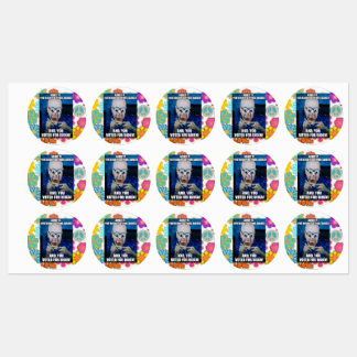 Etiquetas Admita, você está acordado e arrependa-se - Sticke