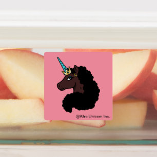 Etiquetas Afro Unicorn   Magia