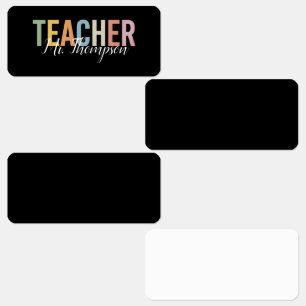 Etiquetas Agradecimento Personalizado ao Professor Volta às 