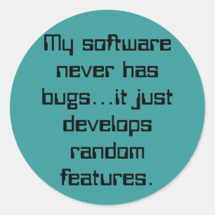 Etiquetas aleatórias das características