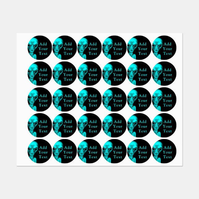 Etiquetas Alienígena (Folha)