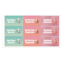 Amigos de Woodland: Conjunto de Rótulos de Vestuár