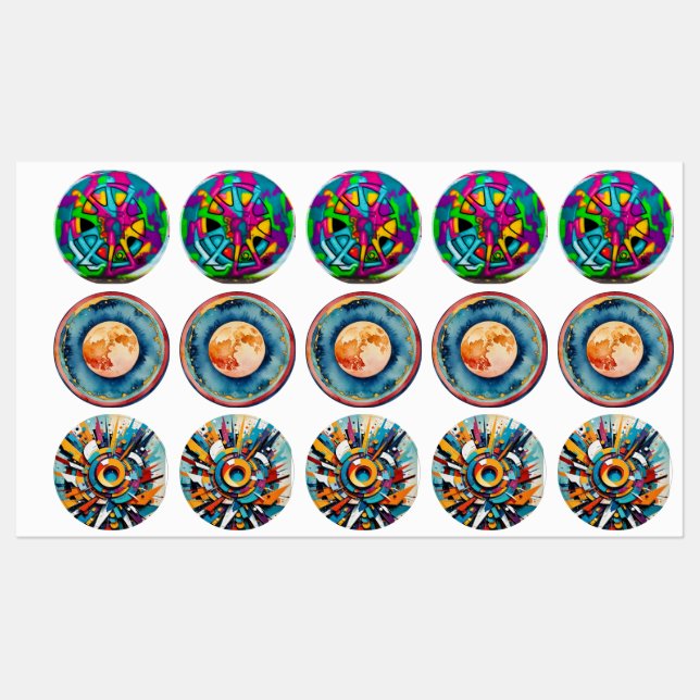 Etiquetas ArtBursts (Folha)