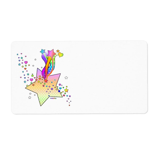 ETIQUETAS AVERY - POP ART ESTRELA (Frente)