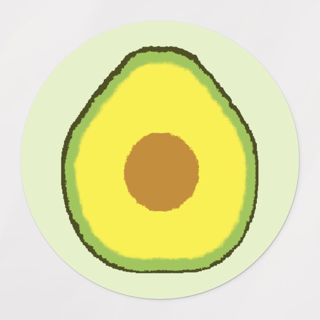 Etiquetas Avocado (Design 3)