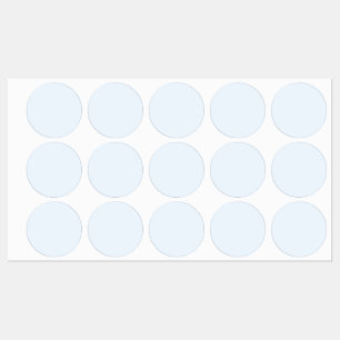 Etiquetas Azul Alice (cor sólida)