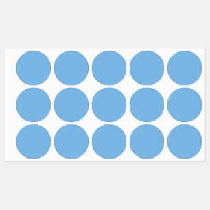 Etiquetas Azul-céu (cor sólida) Aero