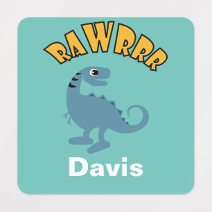 Etiquetas Baby Dinosaur Design - Pequeno Rótulo de Vestuário