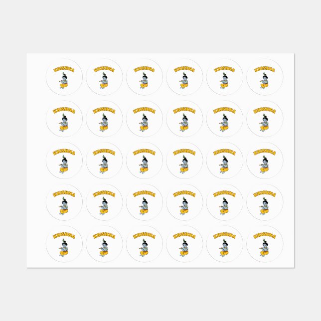 Etiquetas Baby Krishna (Folha)