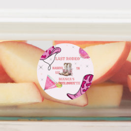 Etiquetas Bachelorette Ocidental da Última Rapariga Rodeada