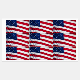 Etiquetas Bandeira Americana