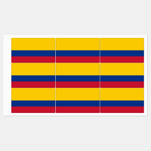 Etiquetas Bandeira da Colômbia
