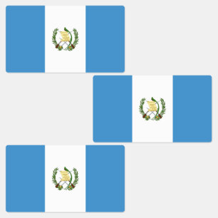 Etiquetas Bandeira da Guatemala