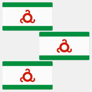 Etiquetas Bandeira da Inguchétia