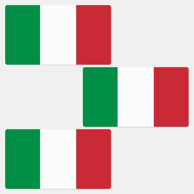 Etiquetas Bandeira da Itália (Grupo)