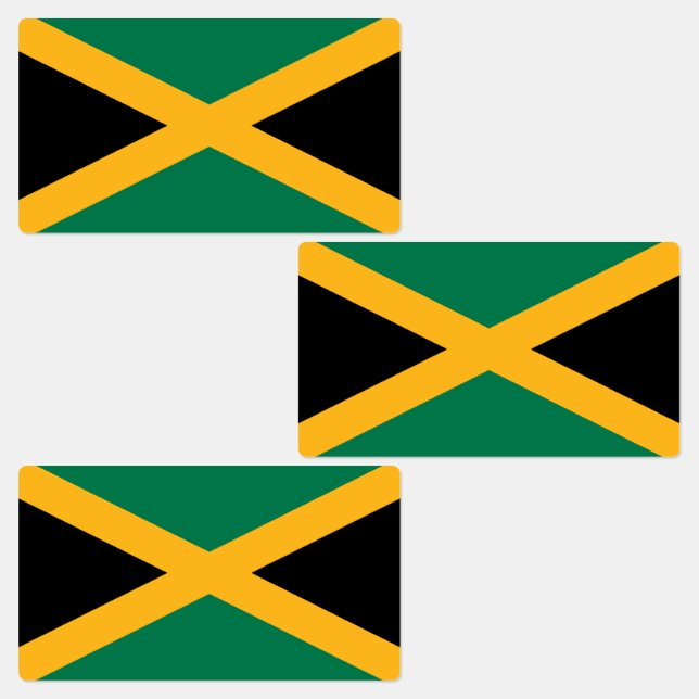Etiquetas bandeira da Jamaica (Grupo)