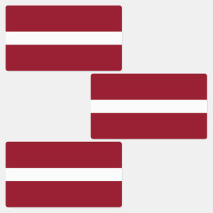 Etiquetas Bandeira da Letónia