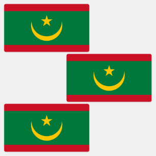 Etiquetas Bandeira da Mauritânia