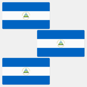 Etiquetas Bandeira da Nicarágua