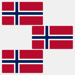 Etiquetas Bandeira da Noruega