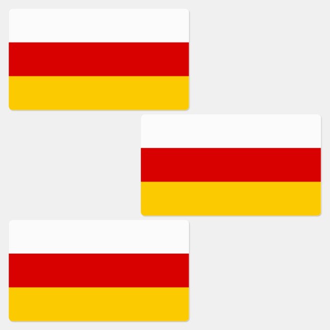 Etiquetas Bandeira da Ossétia do Sul (Grupo)