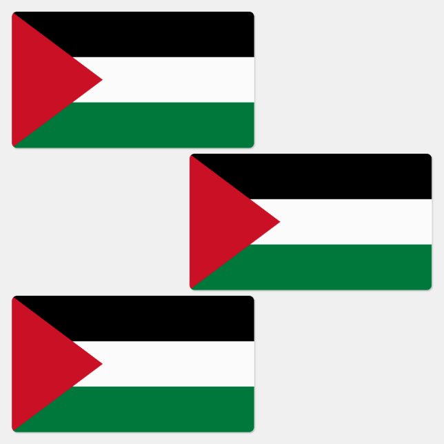 Etiquetas Bandeira da Palestina (Grupo)