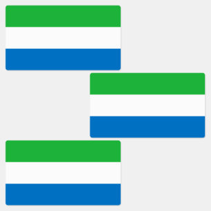 Etiquetas Bandeira da Serra Leoa