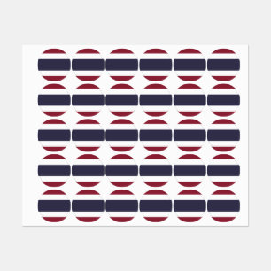 Etiquetas Bandeira da Tailândia